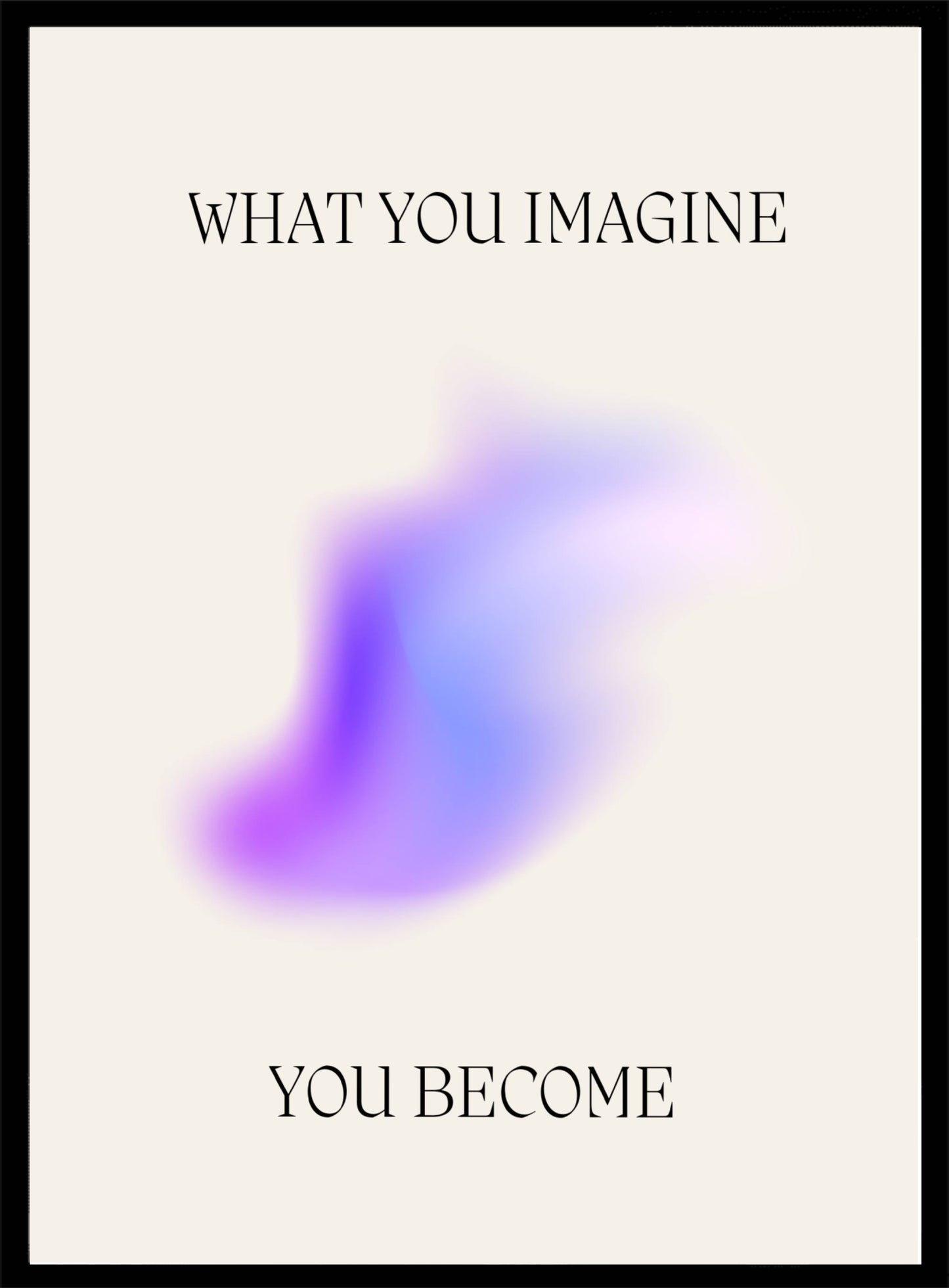 poster helderere kleur verloop aura