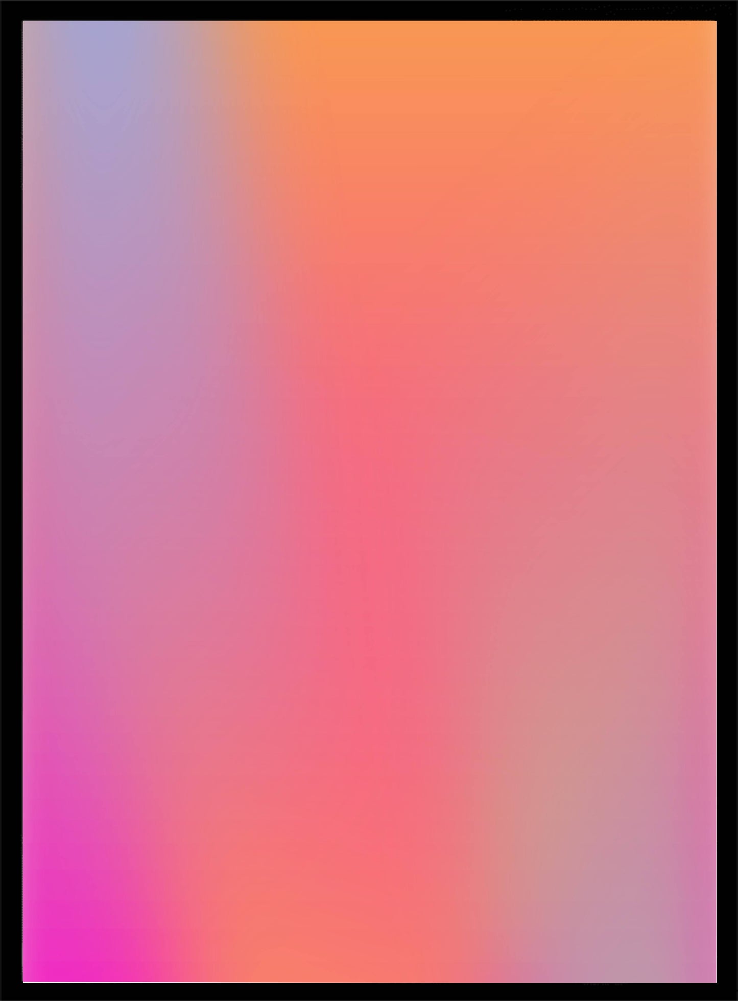 poster helderere kleur verloop aura