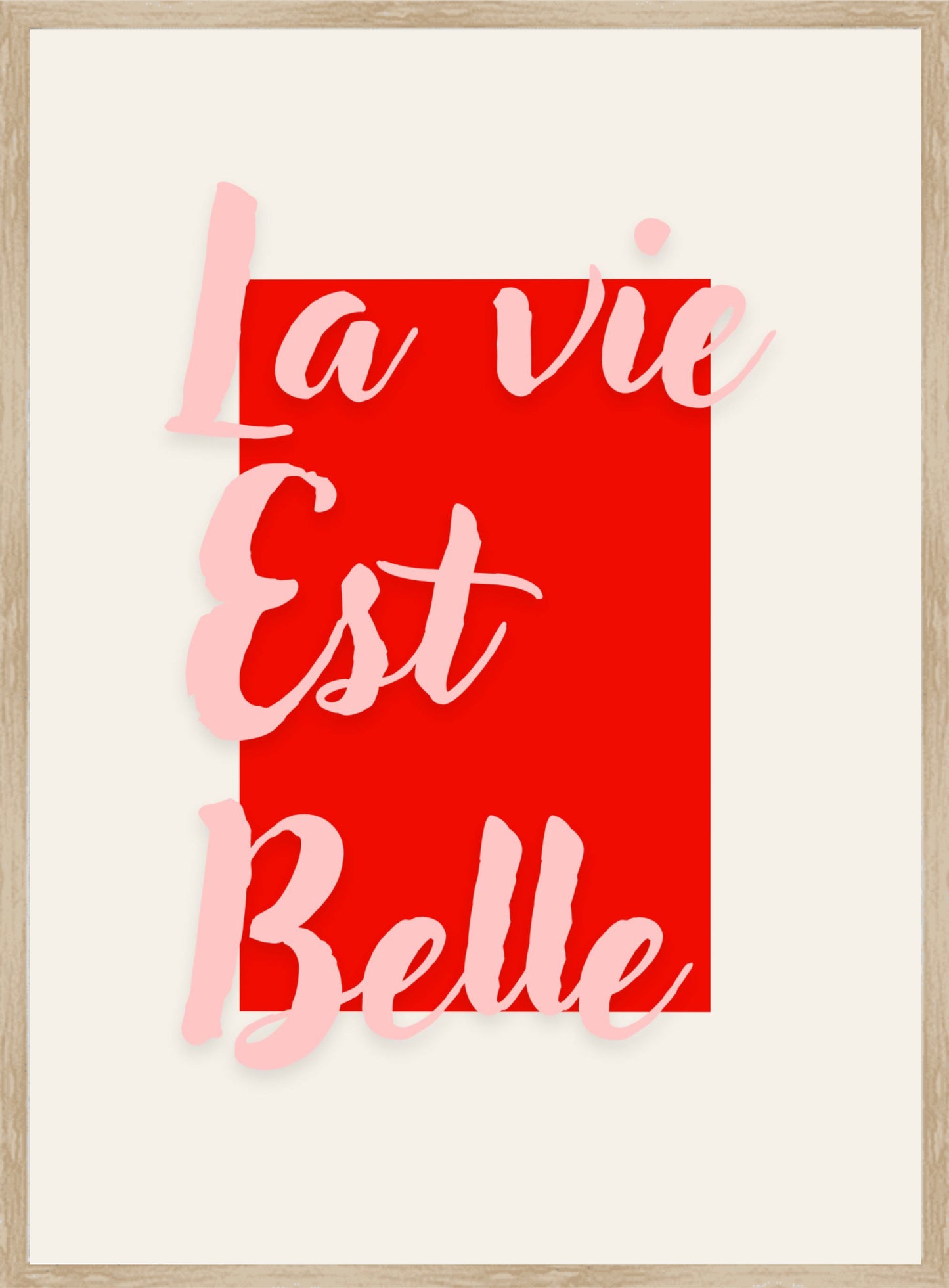 La Vie Est Belle Poster