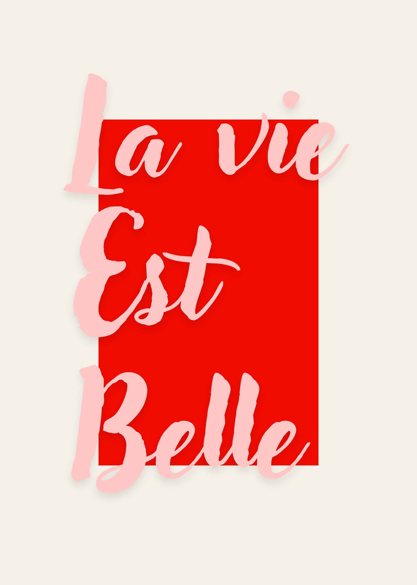La Vie Est Belle Poster