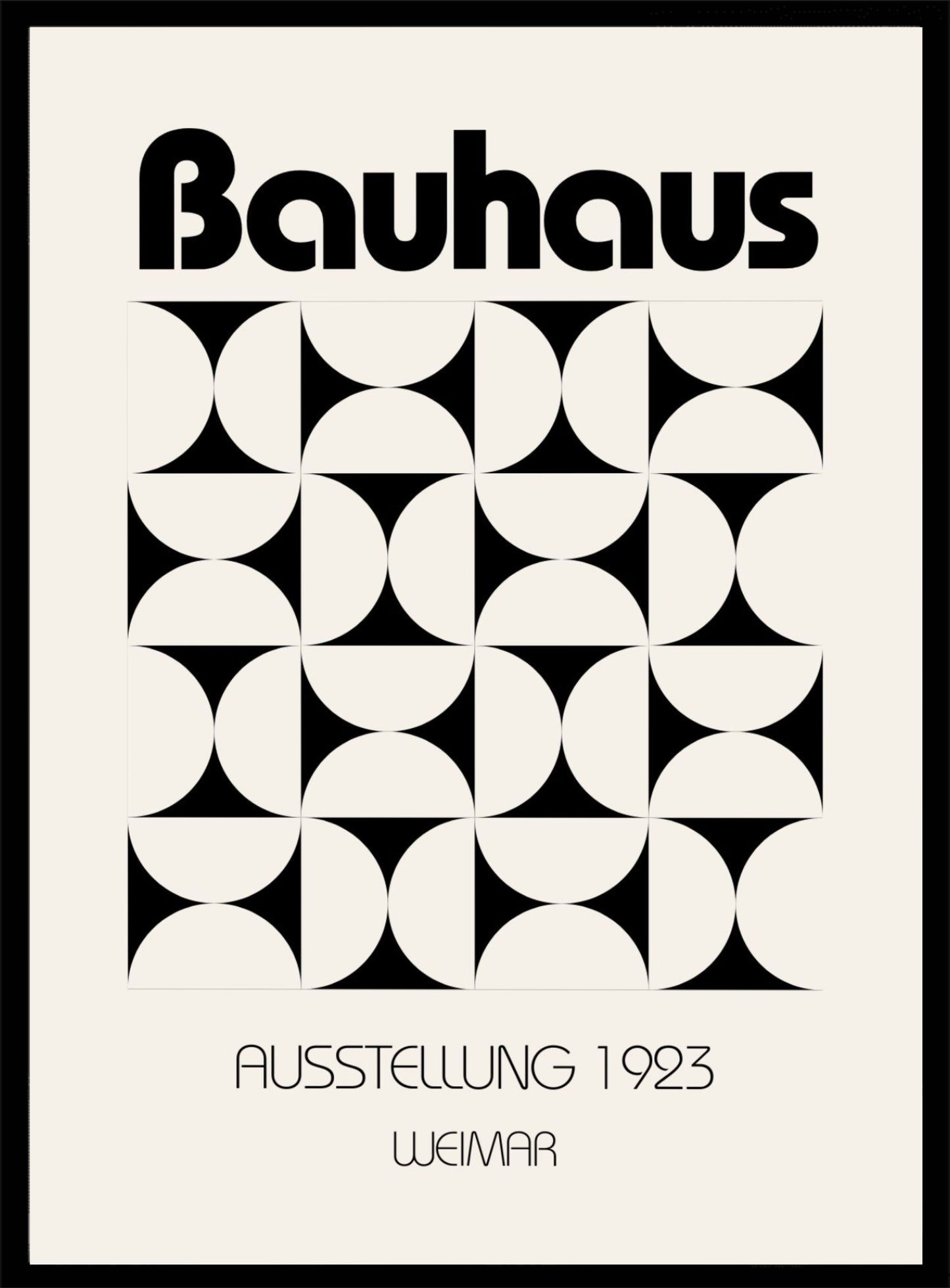 Bauhaus nr. 1 Poster - vormen