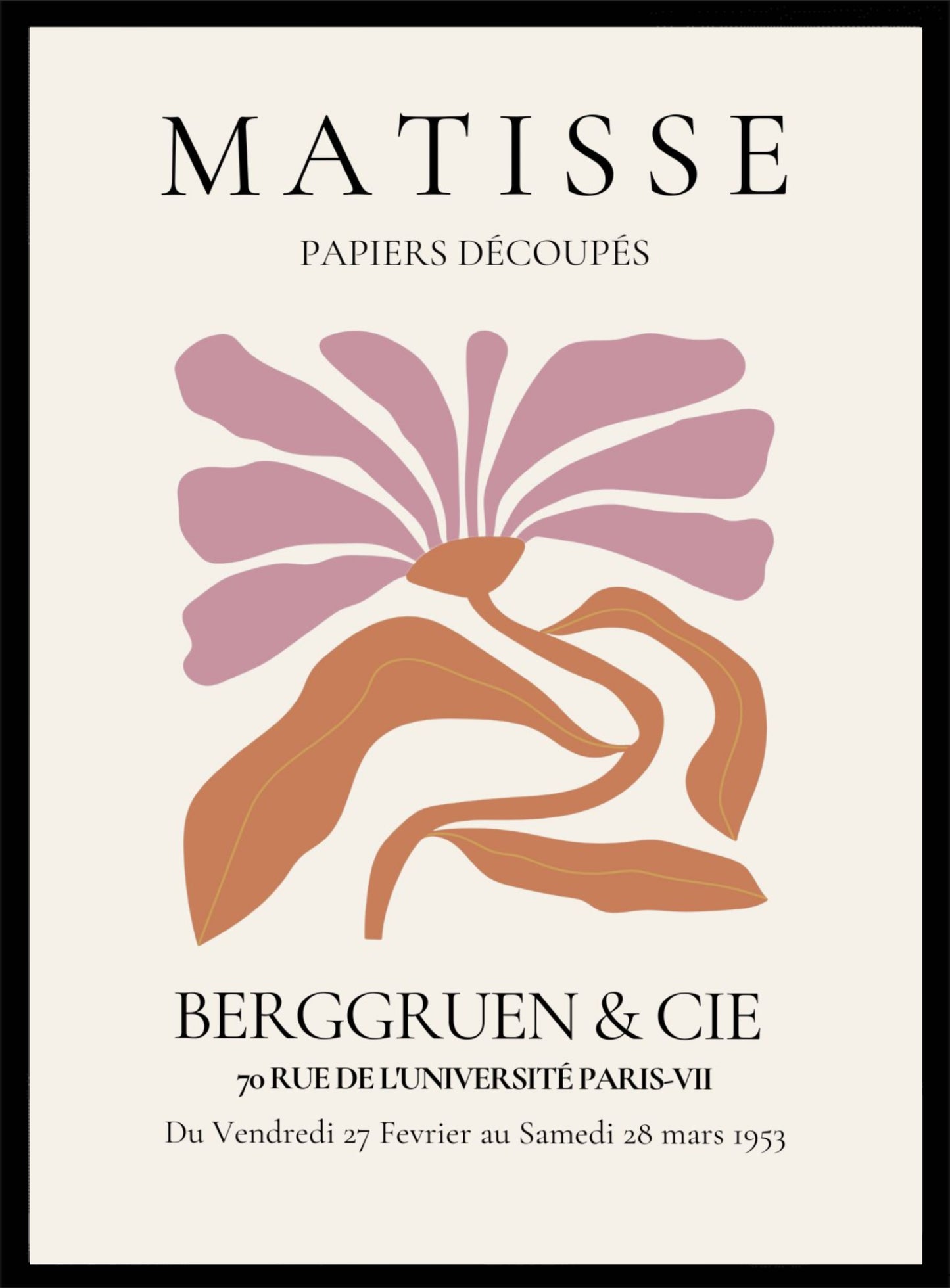 Matisse nr. 7 Poster - Bloem
